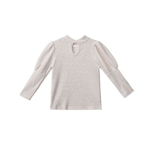 Sweet Cactus Lace-layered Tunic Set In Gray