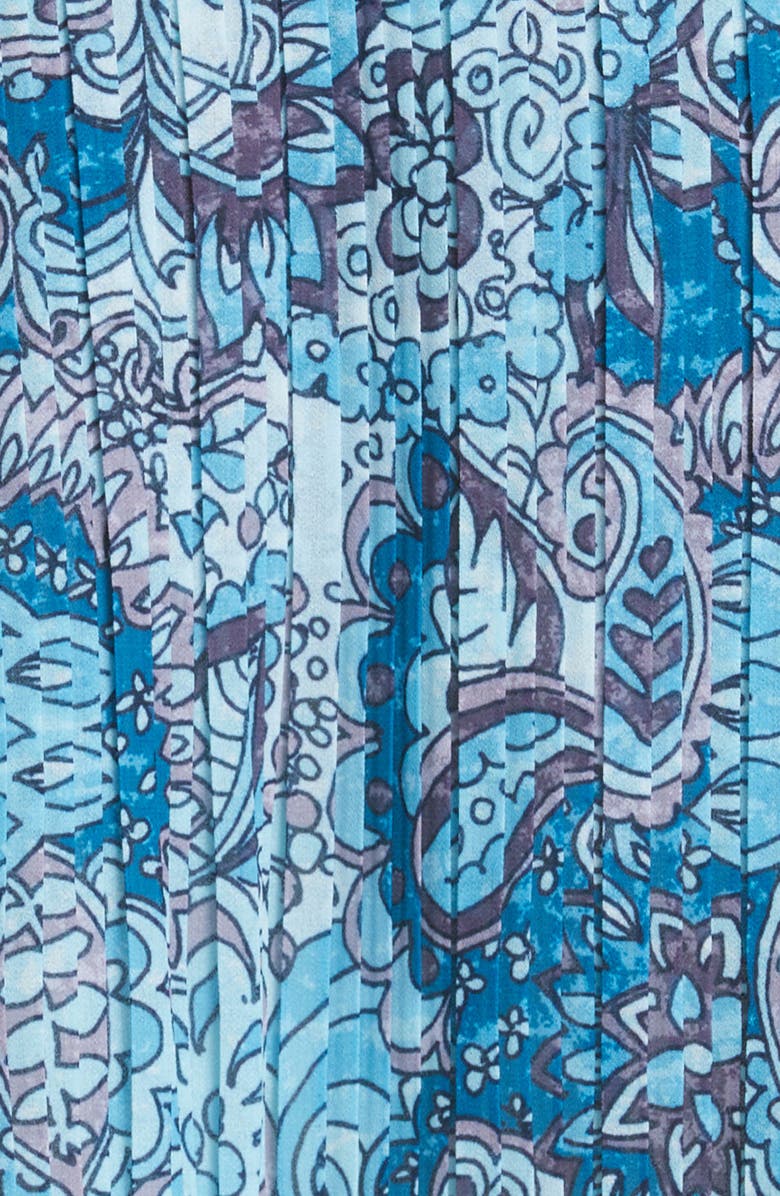 Ramy Brook Paisley Halter Neck Dress, Alternate, color,