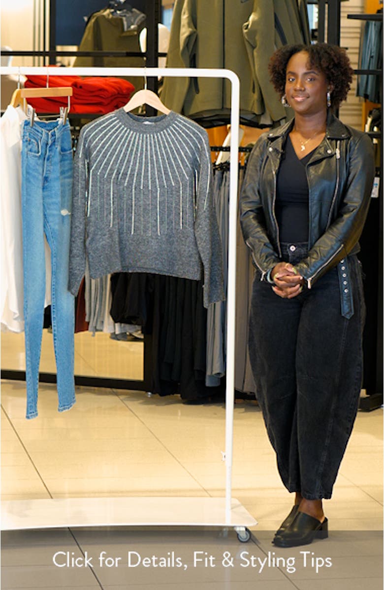 Rhinestone Detail Sweater, sales video thumbnail