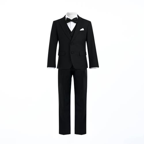 Moustache Shawl-lapels Suit In Black