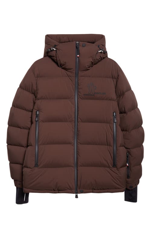 Moncler Isorno Hooded Down Ski Jacket In Purple