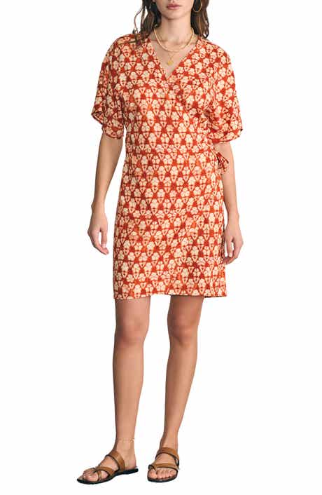 Faherty Willow Wrap Dress