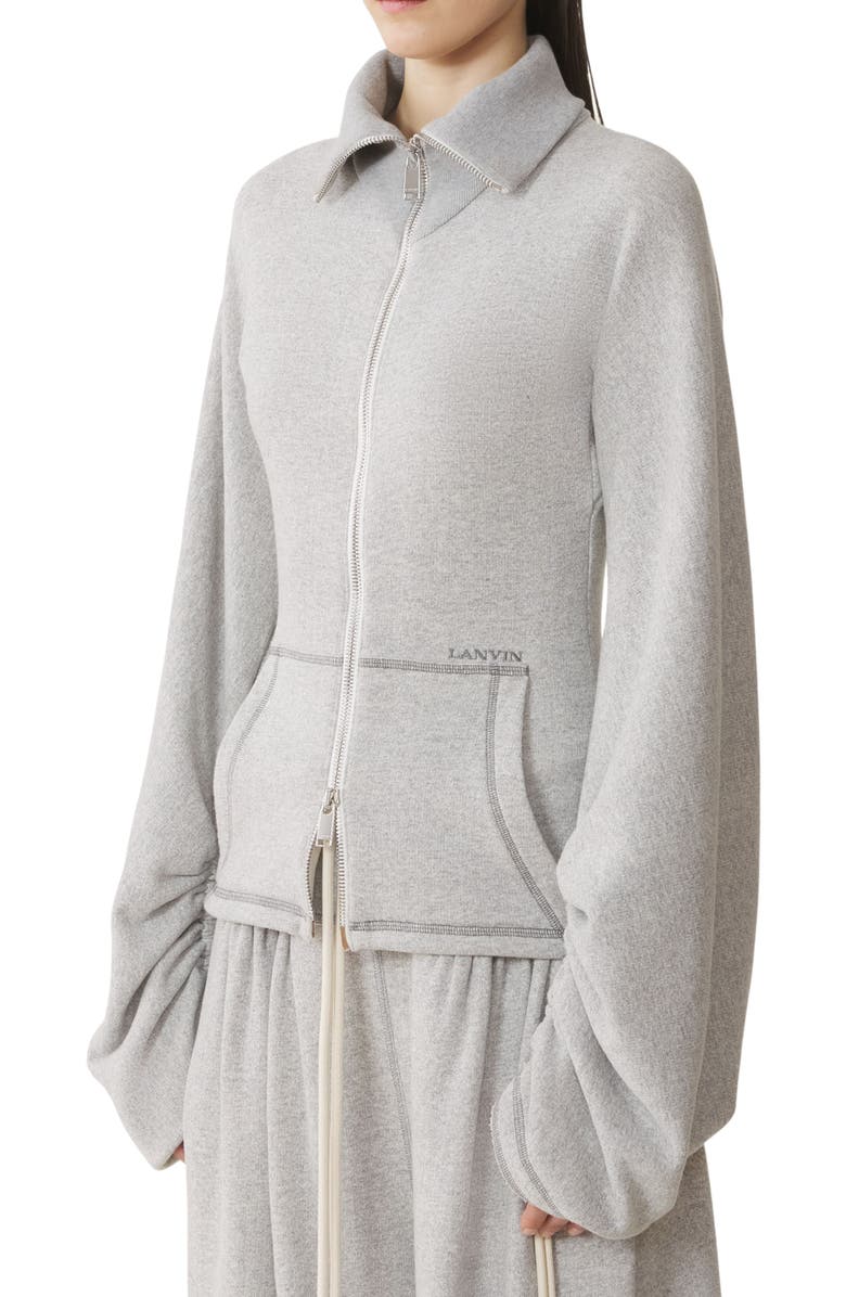 Lanvin Cotton Jersey Jacket, Alternate, color, 