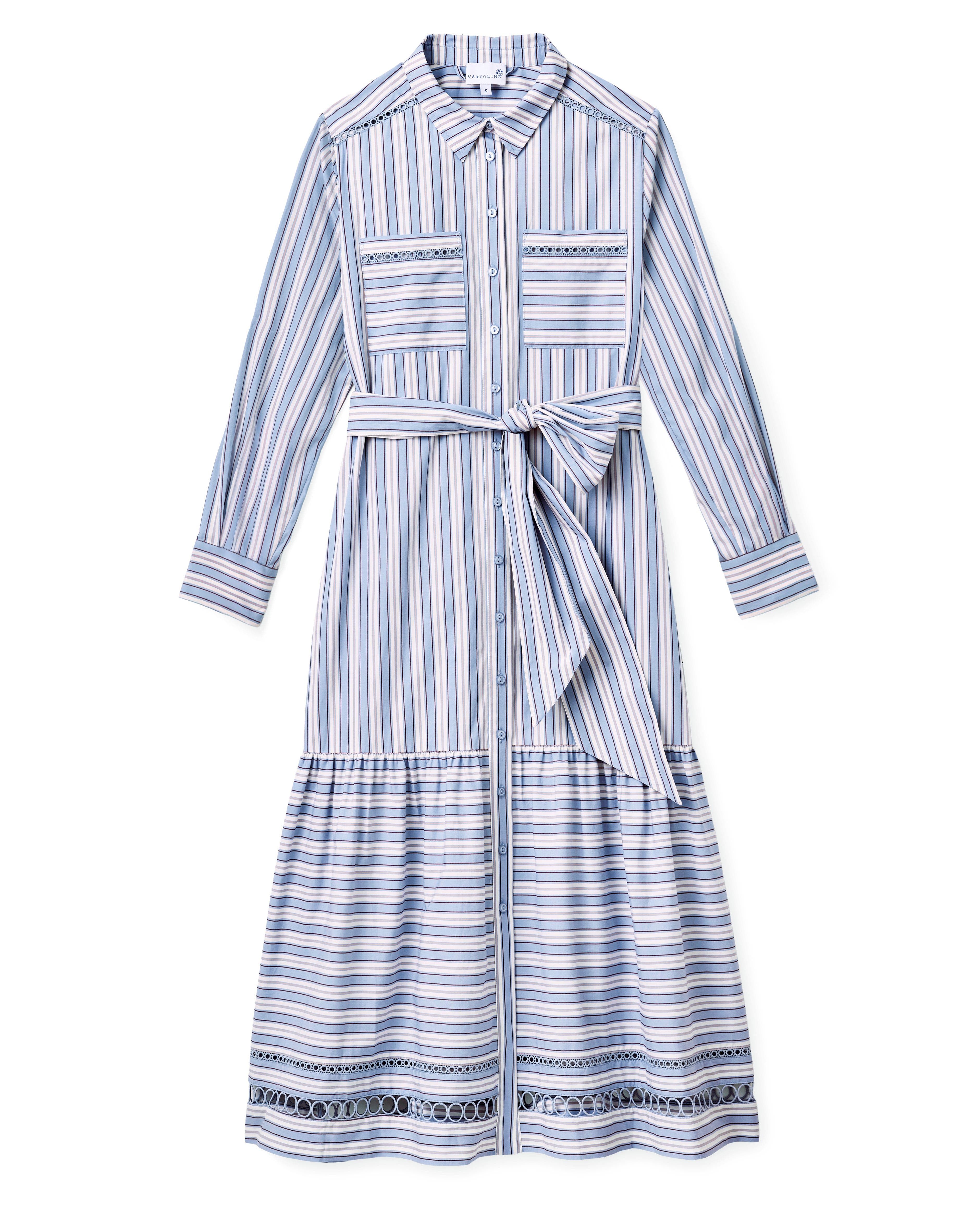 selected Pale Blue Stripe