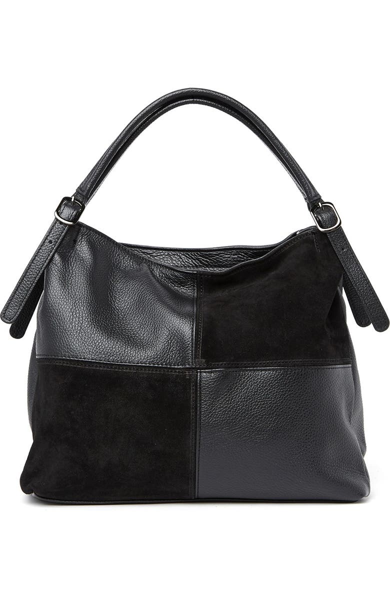 STORE BRANDS VIP Patchwork Leather Shoulder Bag, Main, color,