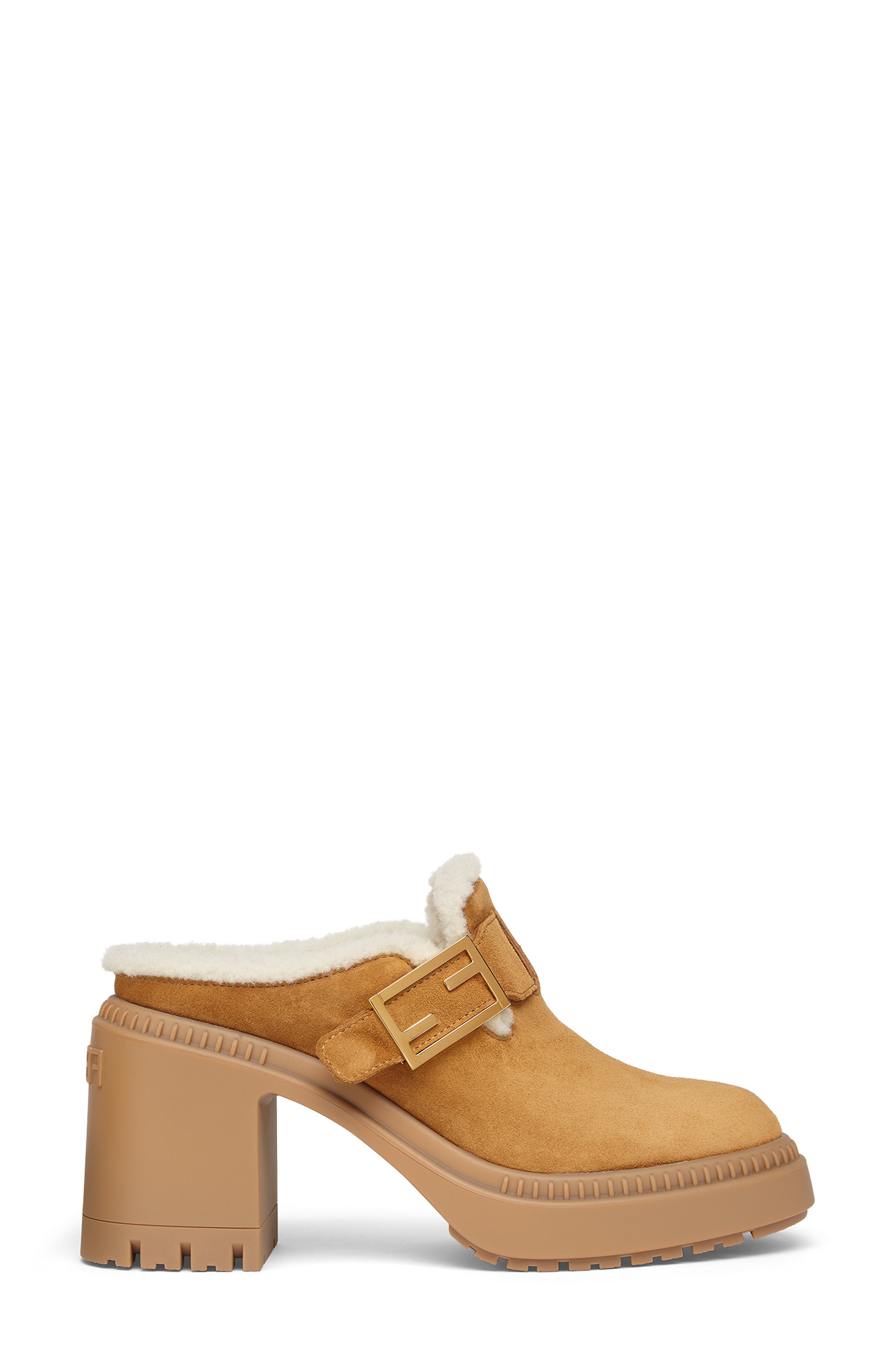 Feel Genuine Shearling Mule, Alternate, color, F1HHV CARAMELLO LATTE