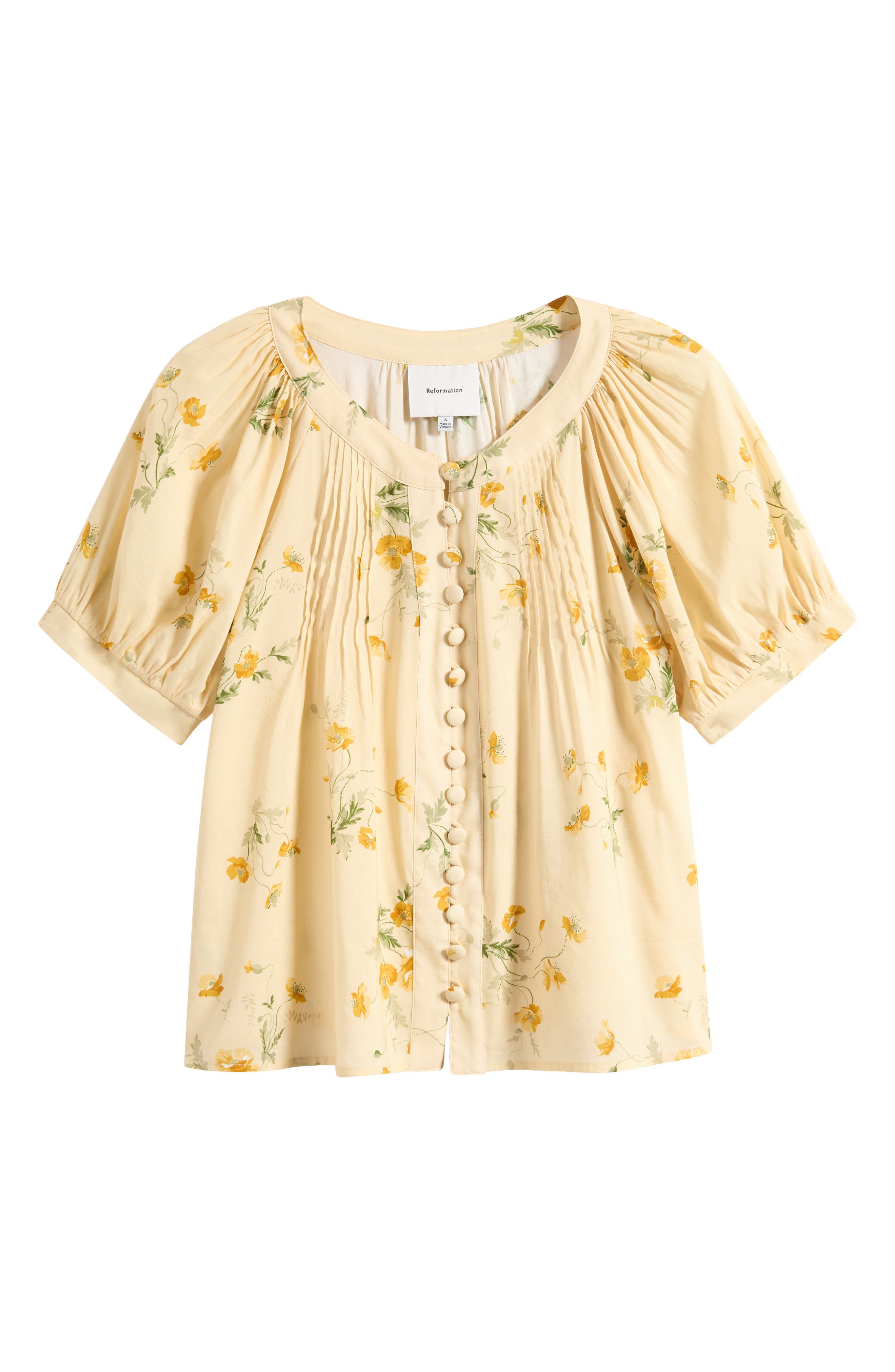Calia Floral Cotton Blend Top