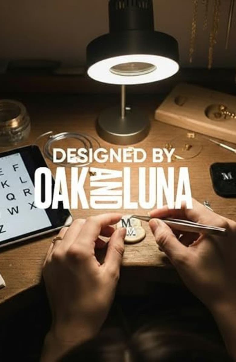 Oak & Luna Inez Initial Bracelet/Anklet in Sterling Silver, Alternate, color, Letter S