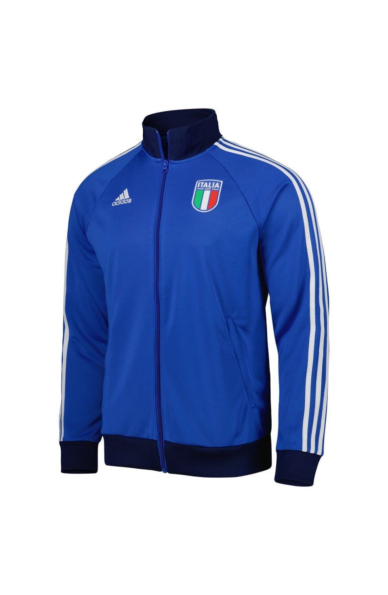 adidas Men's adidas Blue Italy National Team DNA Raglan Full-Zip Track Jacket, Alternate, color, 