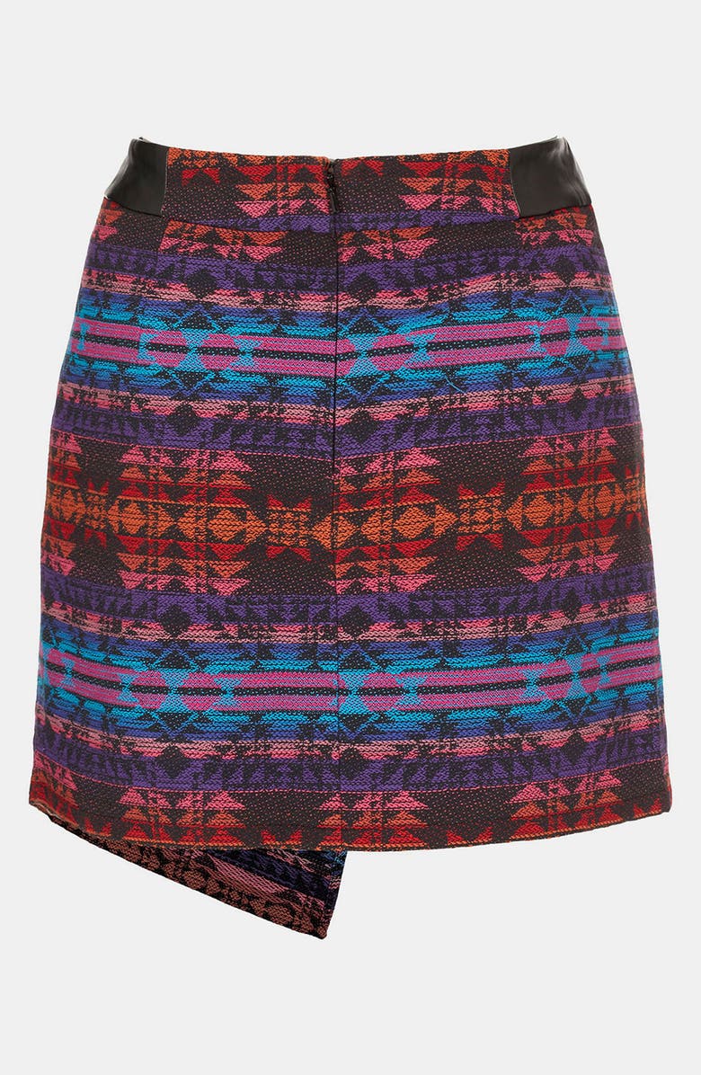 Topshop 'Moroccan' Wrap Skirt, Alternate, color, 
