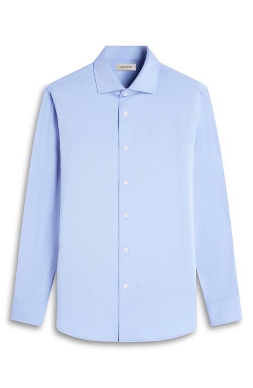 Bugatchi Devon Ooohcotton® Button-up Shirt In Blue
