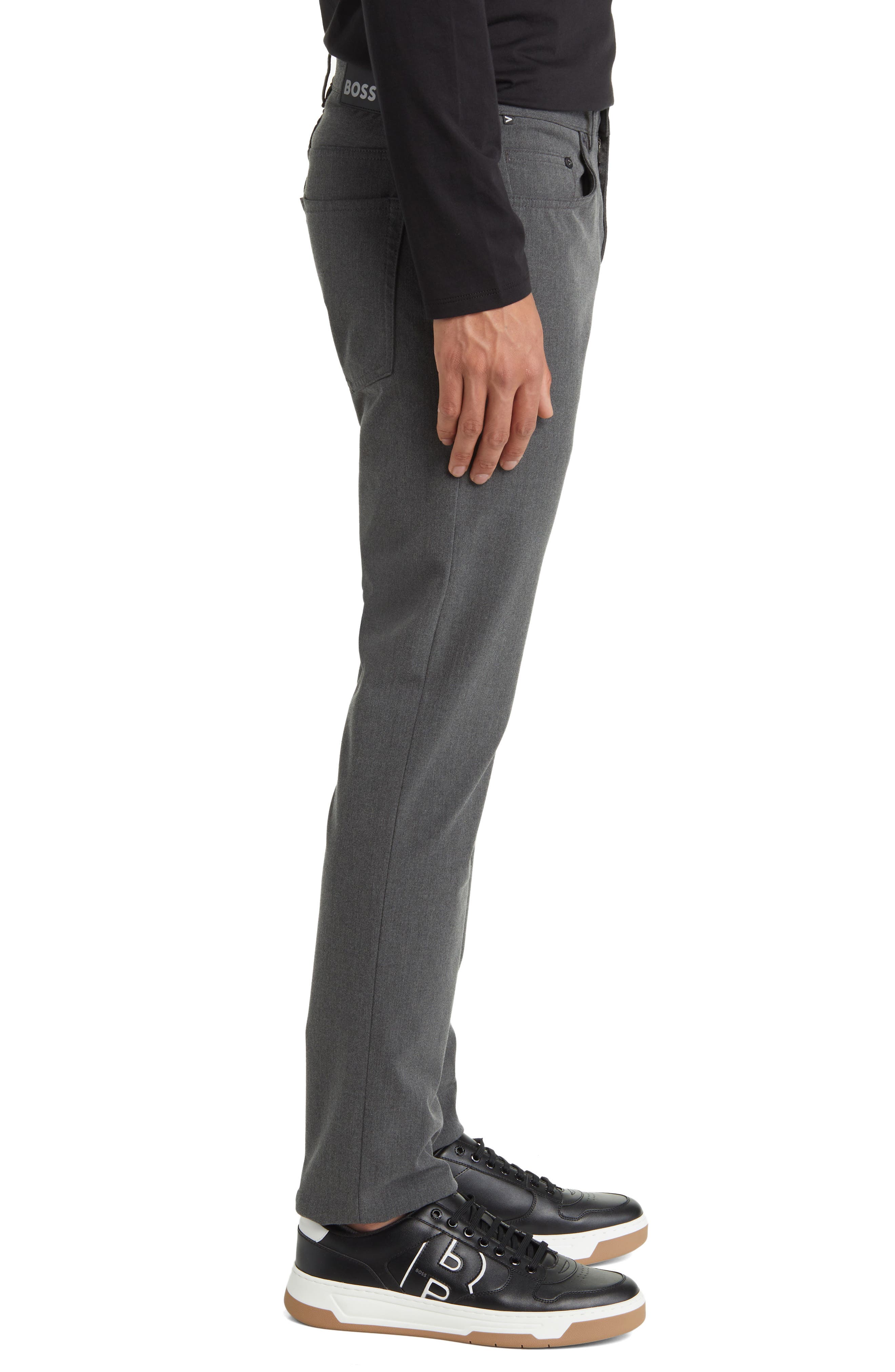 Мужские брюки BOSS Delaware Slim Fit Five Pocket Pants — фото 3