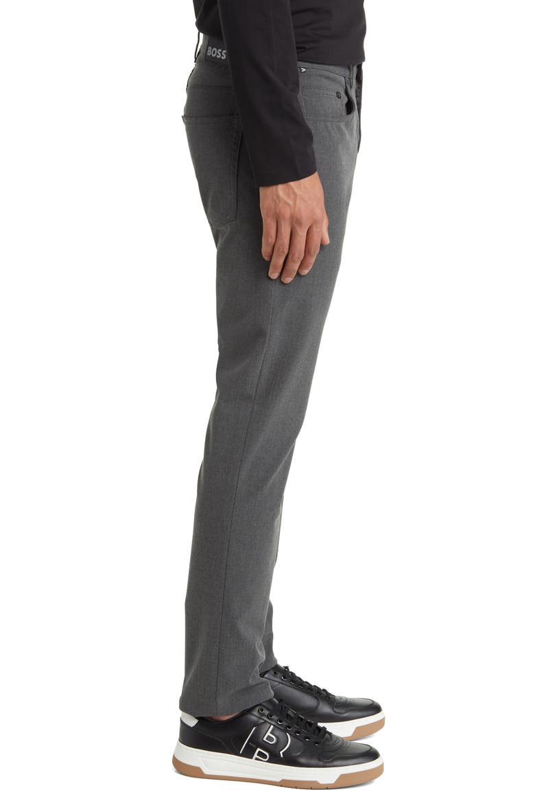 Delaware Slim Fit Five Pocket Pants, Alternate, color, CHARCOAL