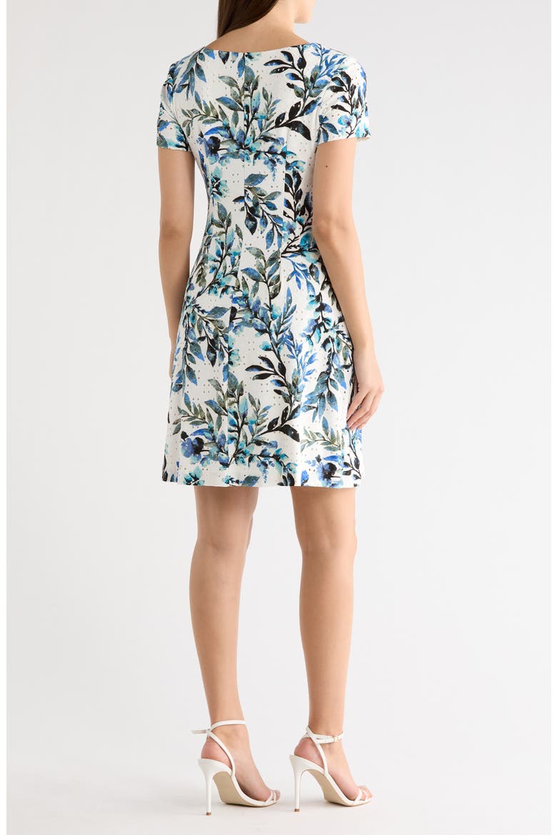 Eyelet Embroidered Dress, Alternate, color, BLUE