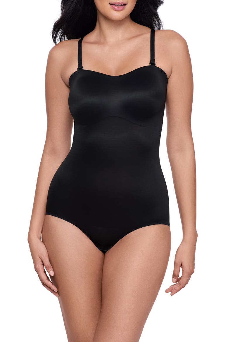 Show Stopper Shaping Bodysuit, Main, color, BLACK