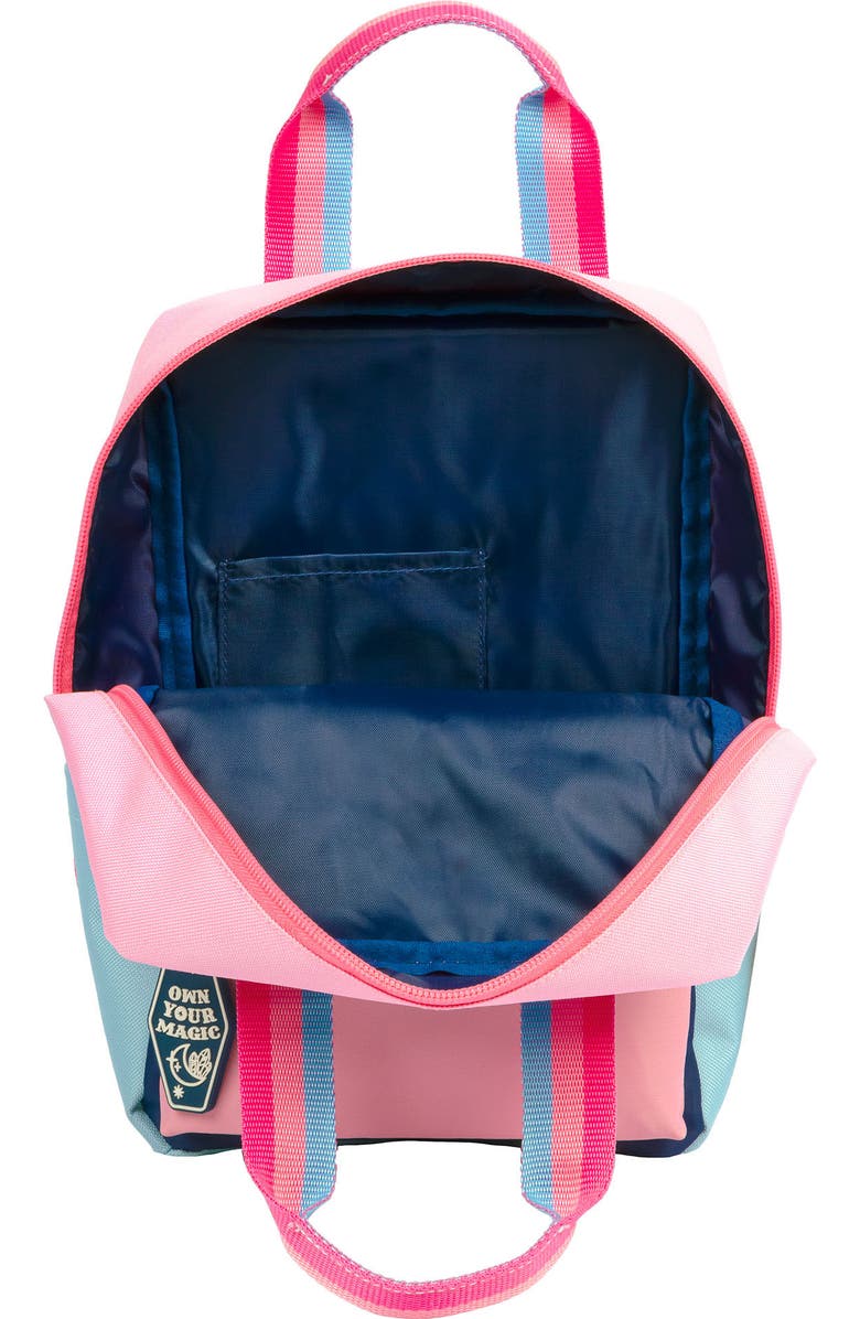 Style.Lab Fashion Angels Harlow Colorblock Backpack and Pouch Set, Alternate, color, Multicolored