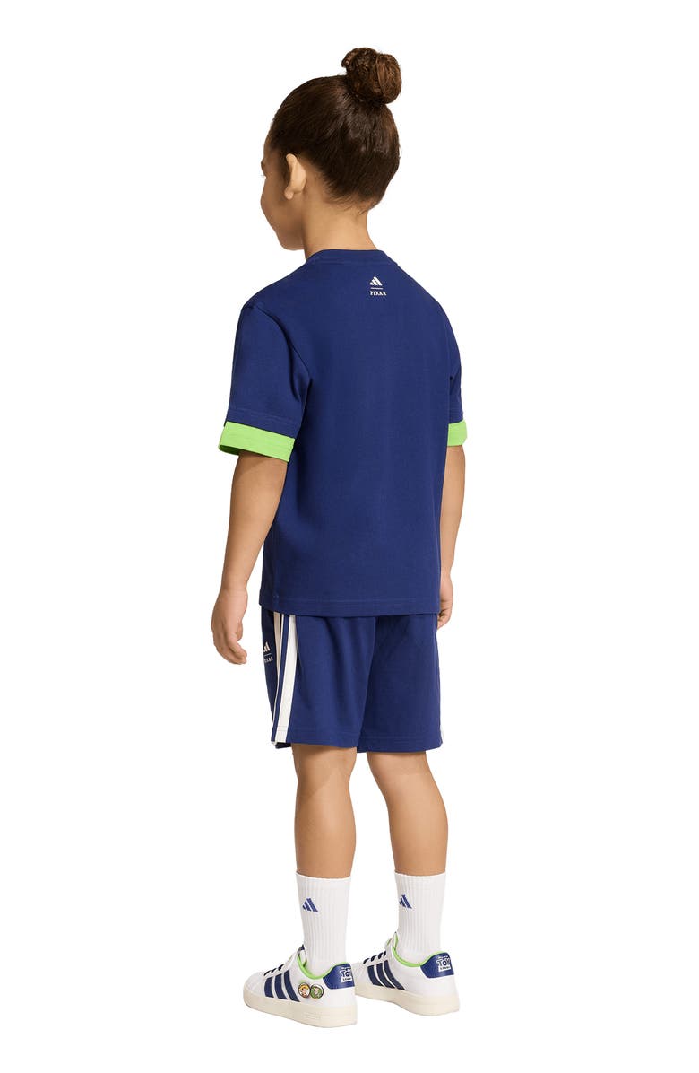 adidas Originals x Disney Toy Story Graphic T-Shirt & Shorts Set, Alternate, color, Dark Blue/ Off White