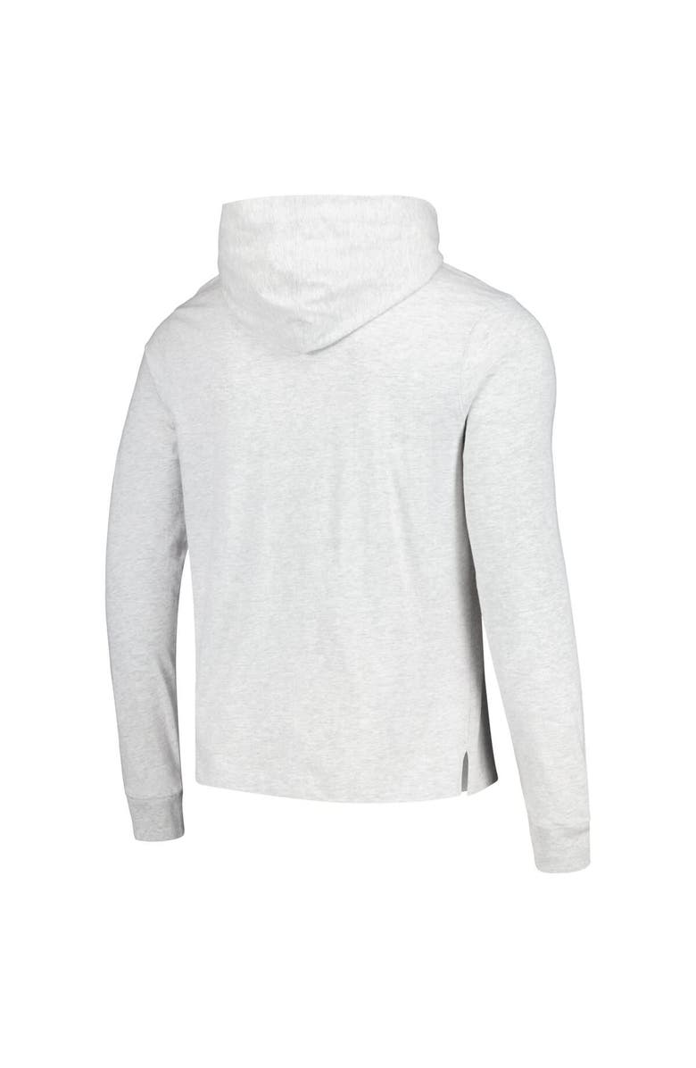 LEAGUE COLLEGIATE WEAR Men's League Collegiate Wear Ash UCLA Bruins Team Stack Tumble Long Sleeve Hooded T-Shirt, Alternate, color, Ash