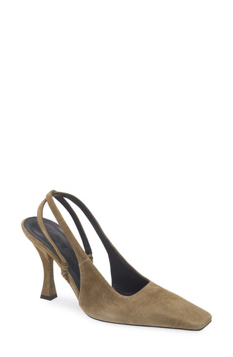 Trap Crossover Slingback Pump (Women)