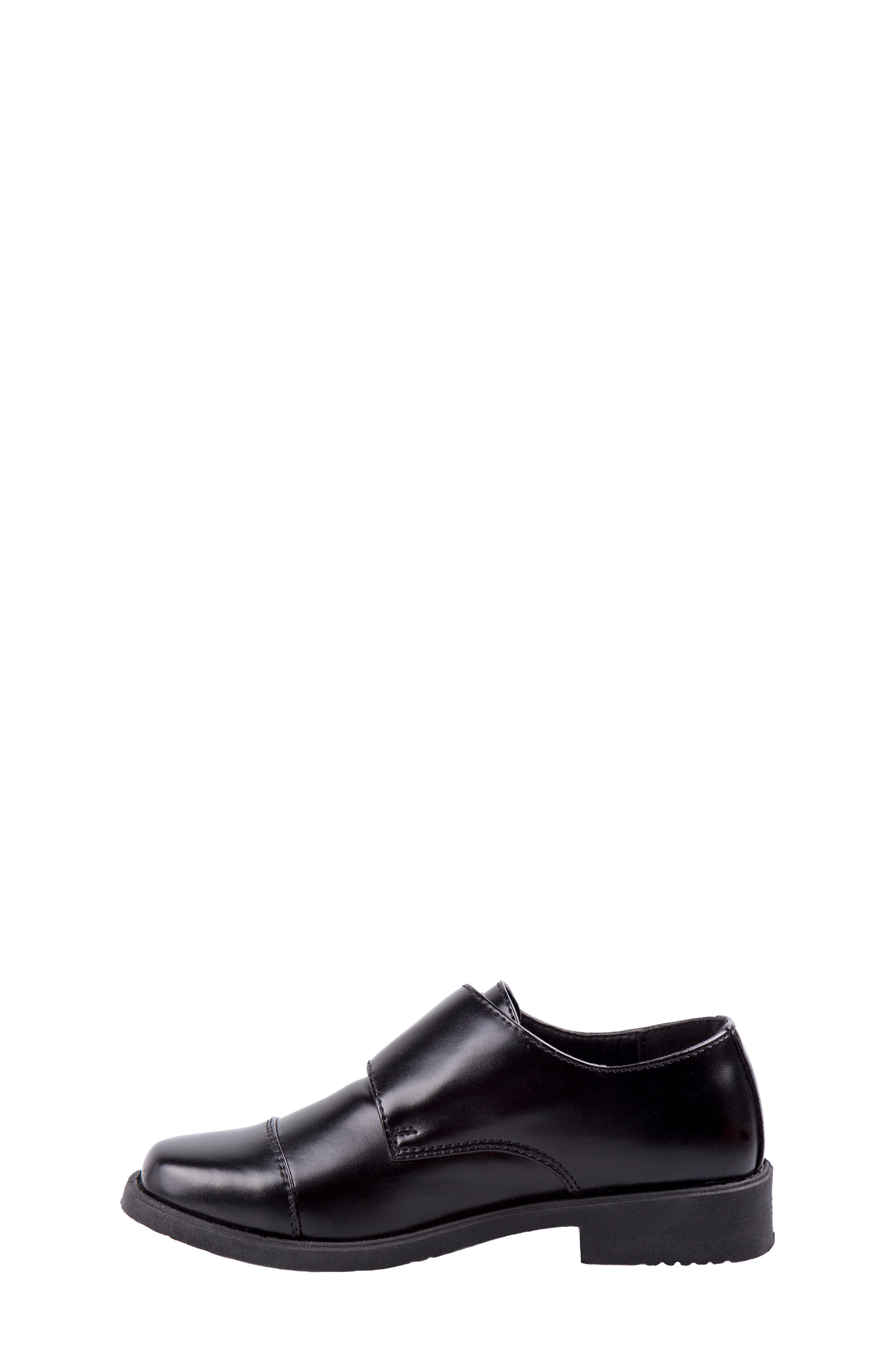Kids' Monk Dress Shoe, Alternate, color, BLACK