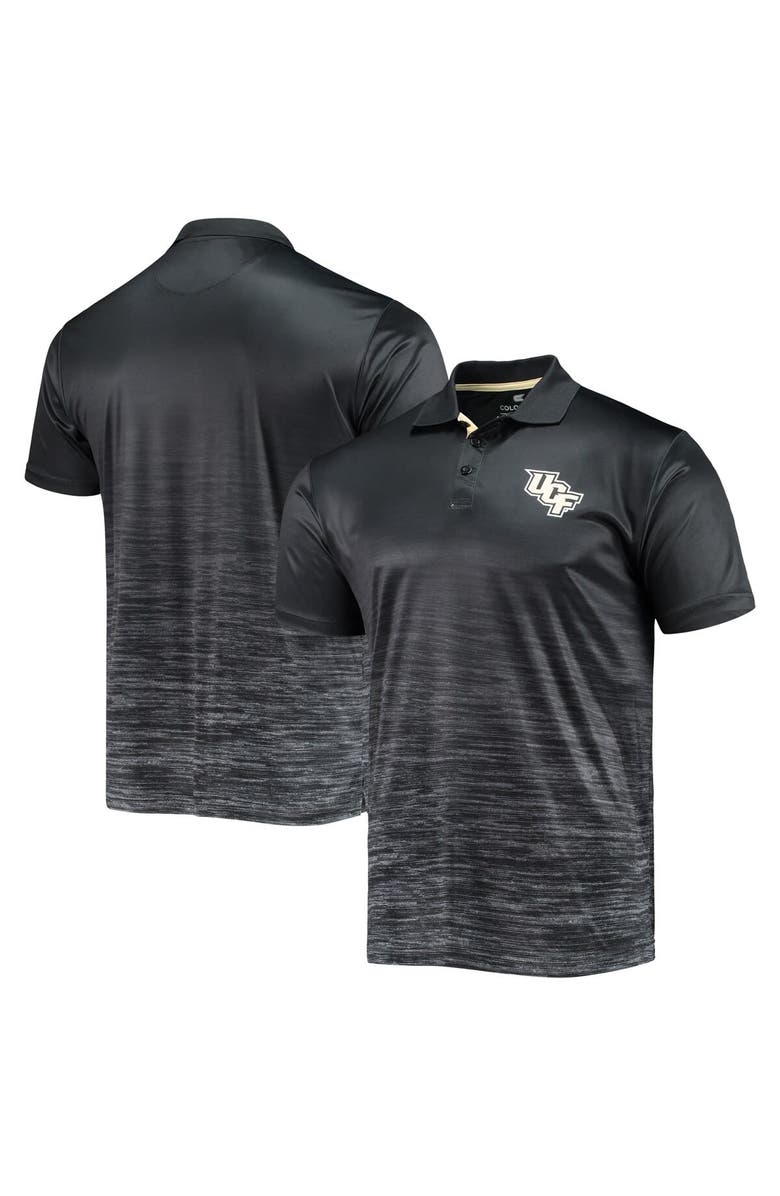 COLOSSEUM Men's Colosseum Black UCF Knights Marshall Polo, Main, color, 