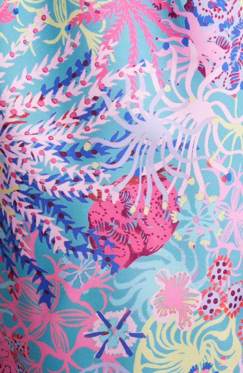 Boardies Printed Swim Trunks, Alternate, color, Pink Multi