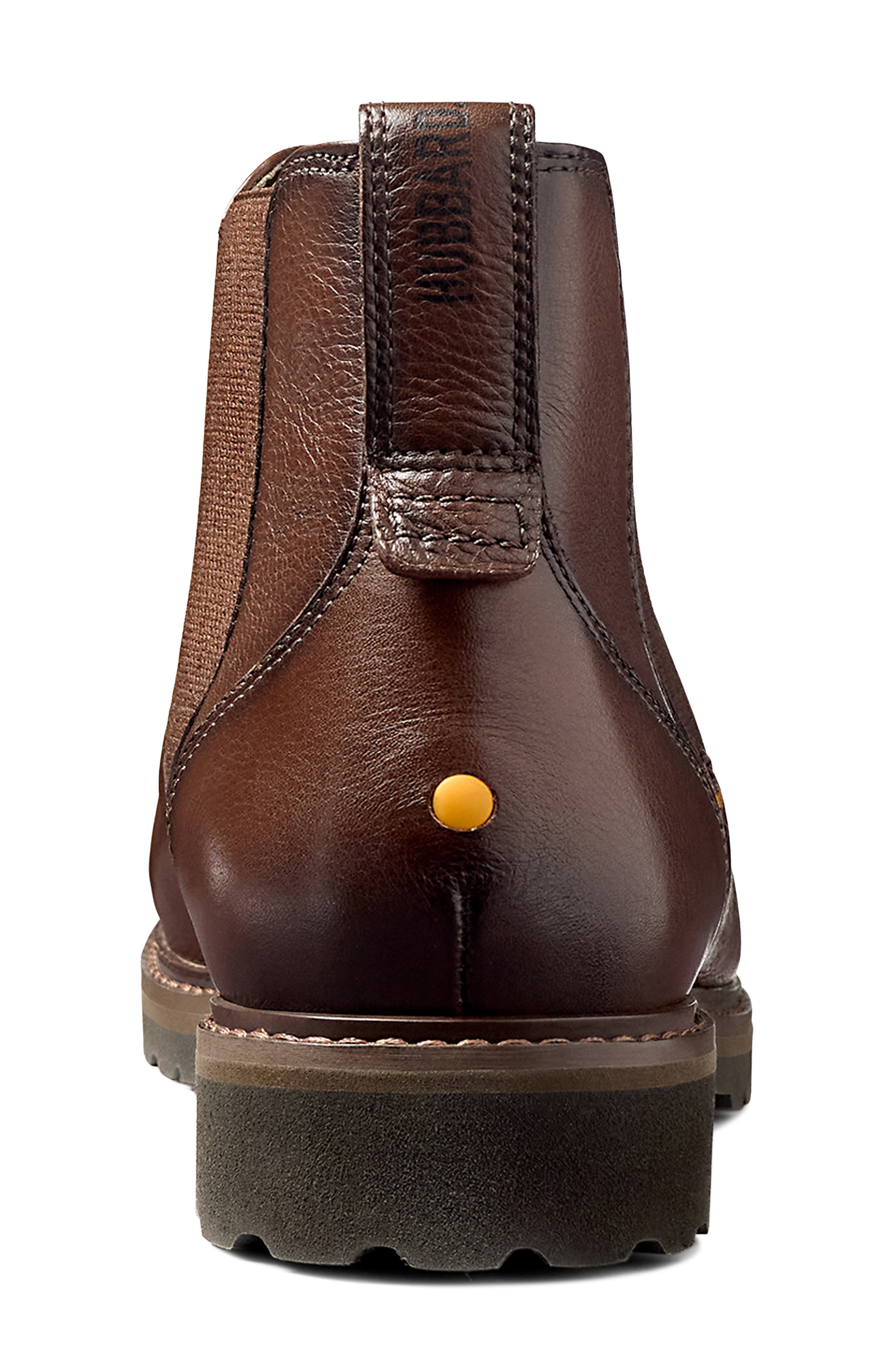 Featherlight Leather Chelsea Boot, Alternate, color, MAHOGANY LEATHER