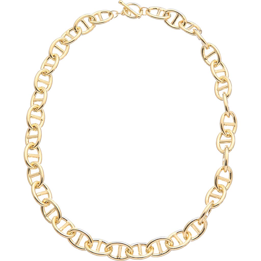 Juvell Mariner Chain Necklace In Yellow