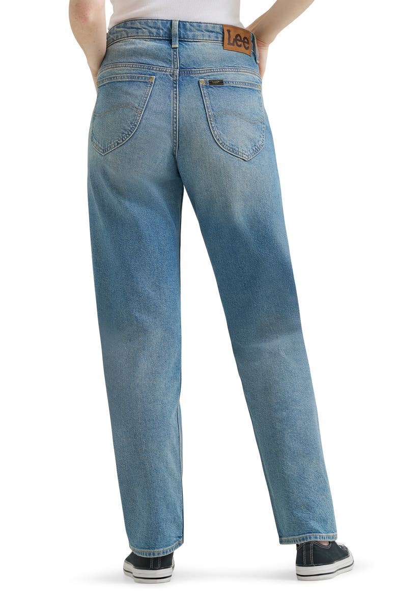 Rider Classic High Waist Straight Leg Jeans, Alternate, color, TO THE SKY