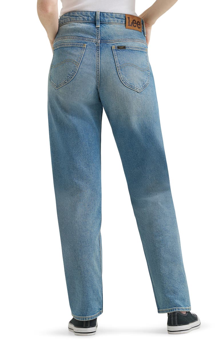 Lee Rider Classic High Waist Straight Leg Jeans, Alternate, color, To The Sky
