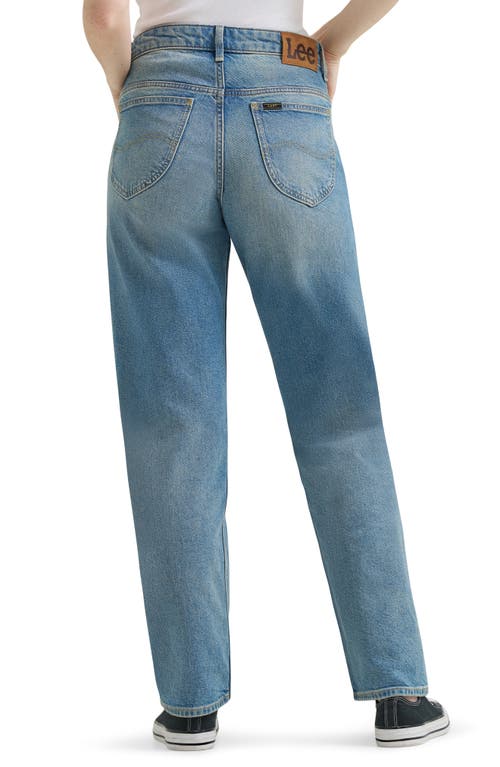 Lee Rider Classic High Waist Straight Leg Jeans In Blue