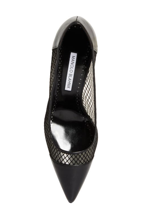 Manolo Blahnik Capcourme 90 Pumps In Black