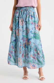 T Tahari Floral Print Skirt