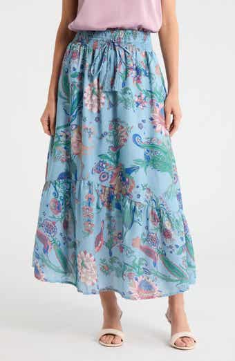 T Tahari Floral Print Skirt
