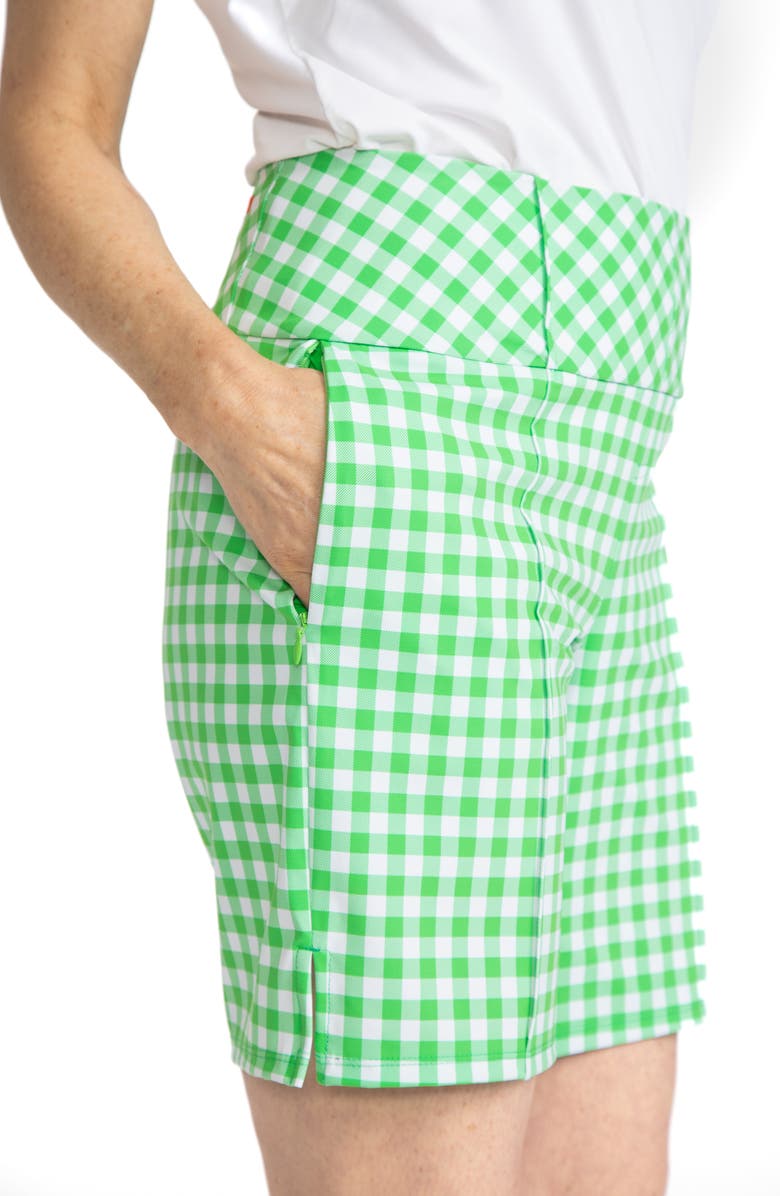 KINONA Tailored Gingham Golf Shorts, Alternate, color, 