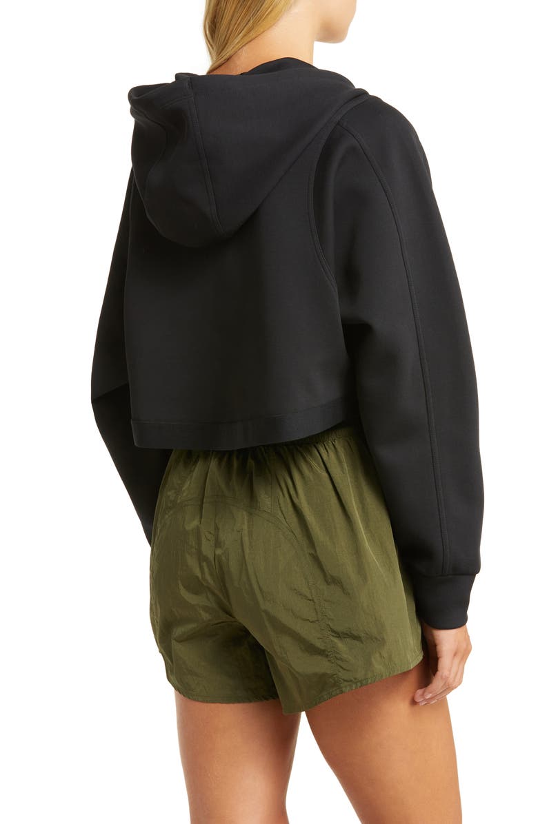 Zella Helium Crop Hoodie Jacket, Alternate, color, 