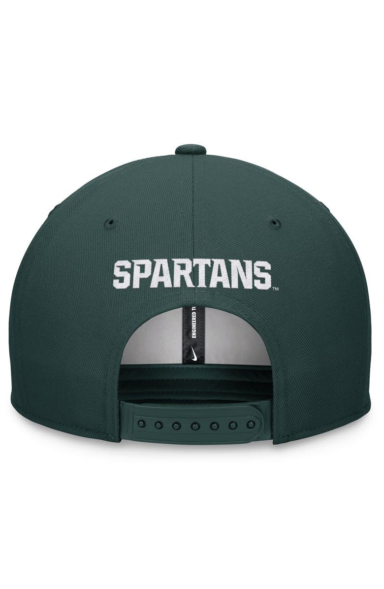 Nike Men's Nike Green Michigan State Spartans On-Field Pro Bill Snapback Hat, Alternate, color, 