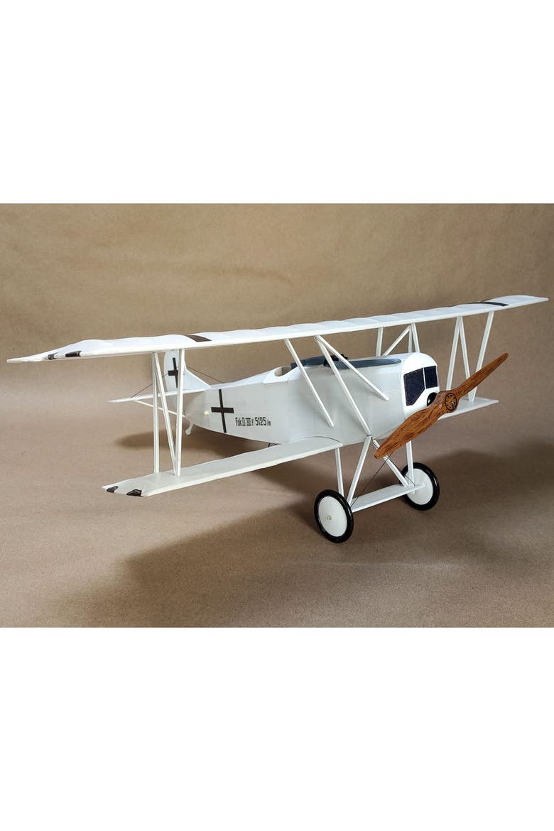 100th Anniversary Series, Fokker D-7, Diy Airplane Model Kit, Alternate, color, Multicolored