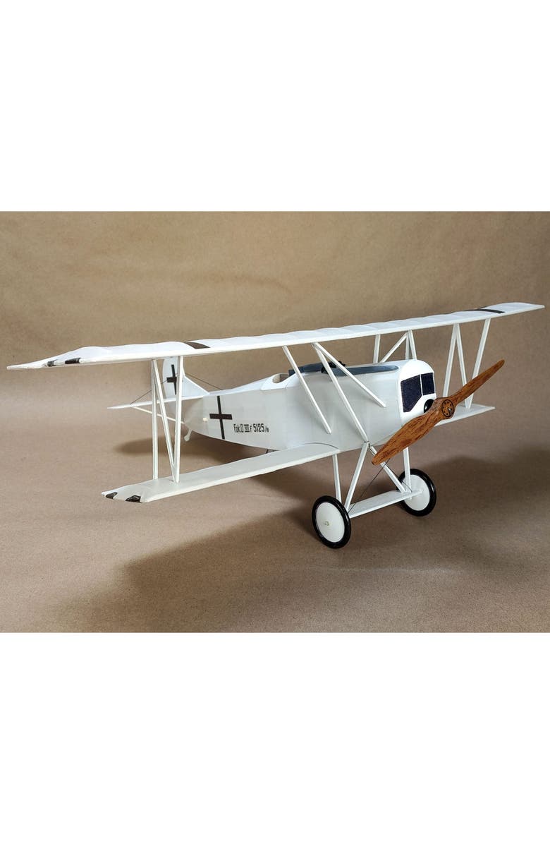 Guillow's 100th Anniversary Series, Fokker D-7, Diy Airplane Model Kit, Alternate, color, Multicolored