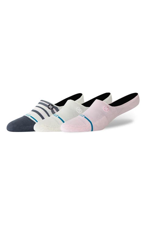 Assorted 3-Pack No-Show Liner Socks