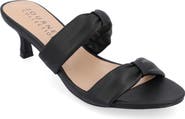 Journee Collection Dyllan Kitten Heel Sandal