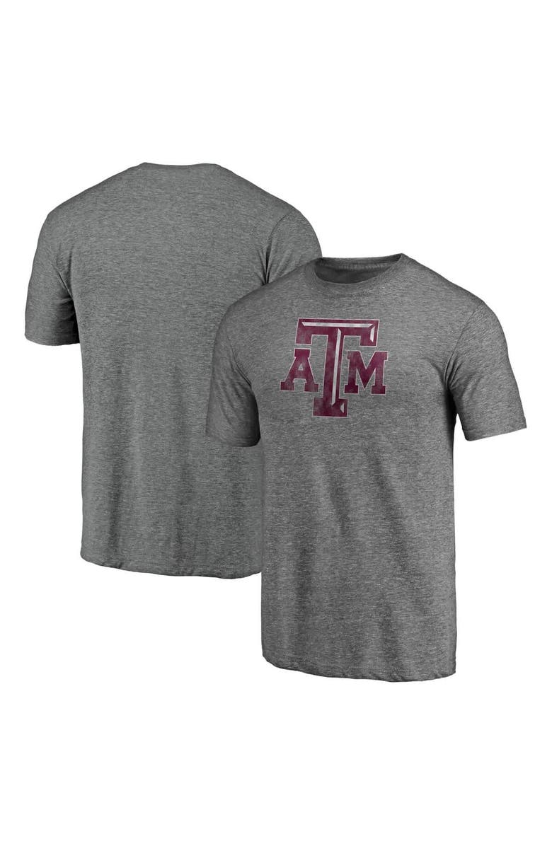 FANATICS Men's Fanatics Gray Texas A&M Aggies Classical Primary Logo Tri-Blend T-Shirt, Main, color,