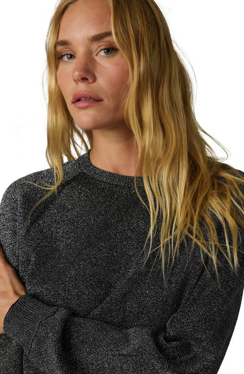 Joe's Jeans The Taylor Metallic Raglan Sweater In Black