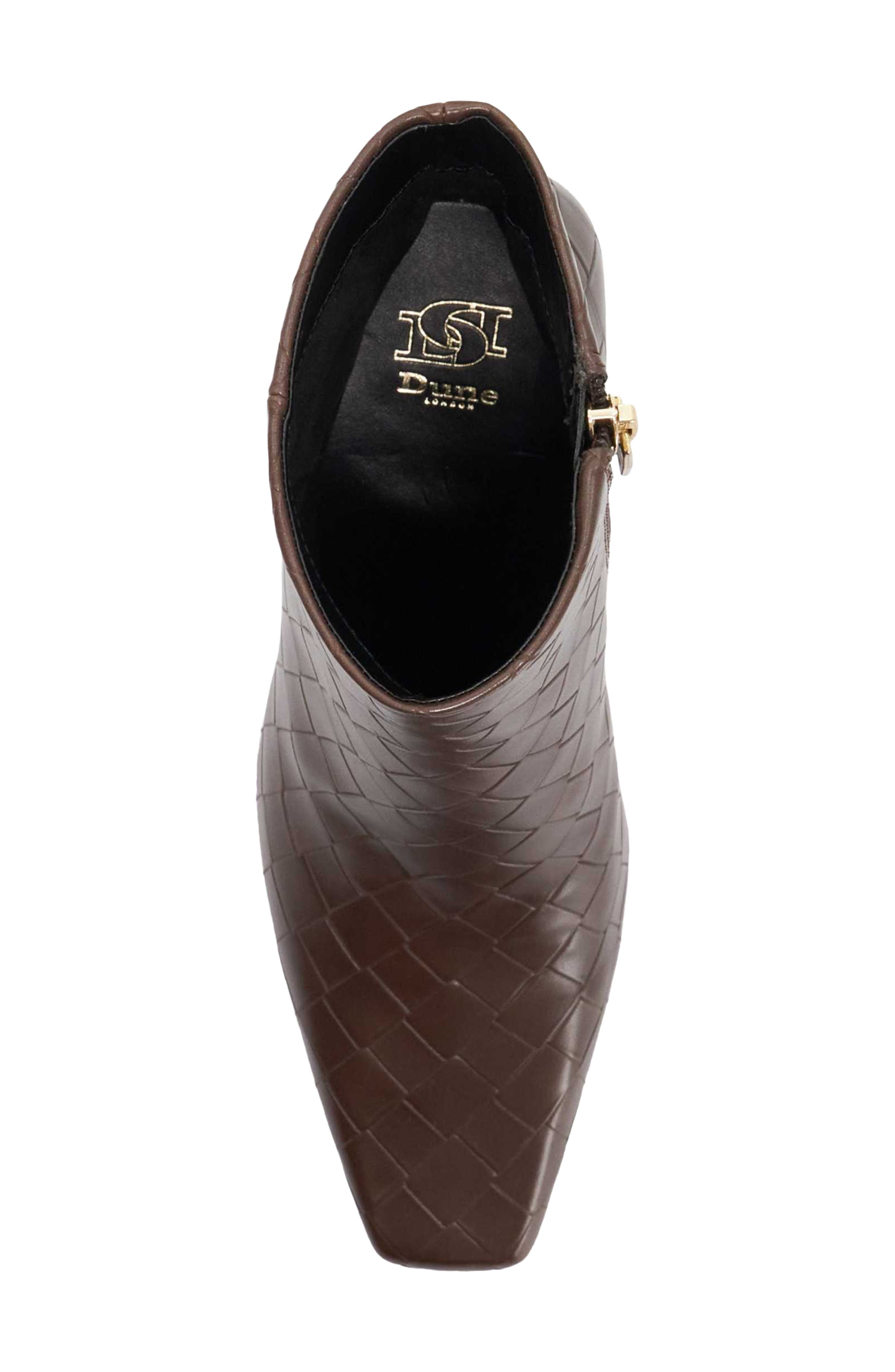 Occur Faux Leather Bootie, Alternate, color, CHOCOLATE