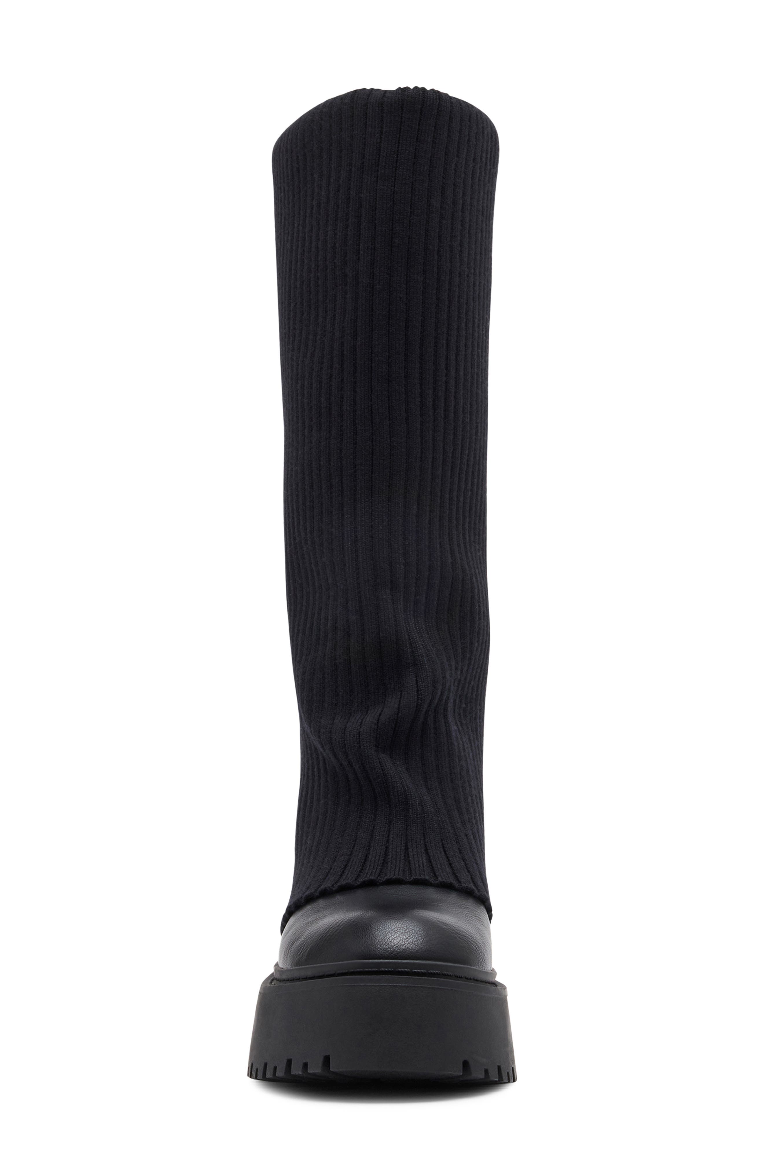 Dilemma Tall Boot, Alternate, color, BLACK MULTI