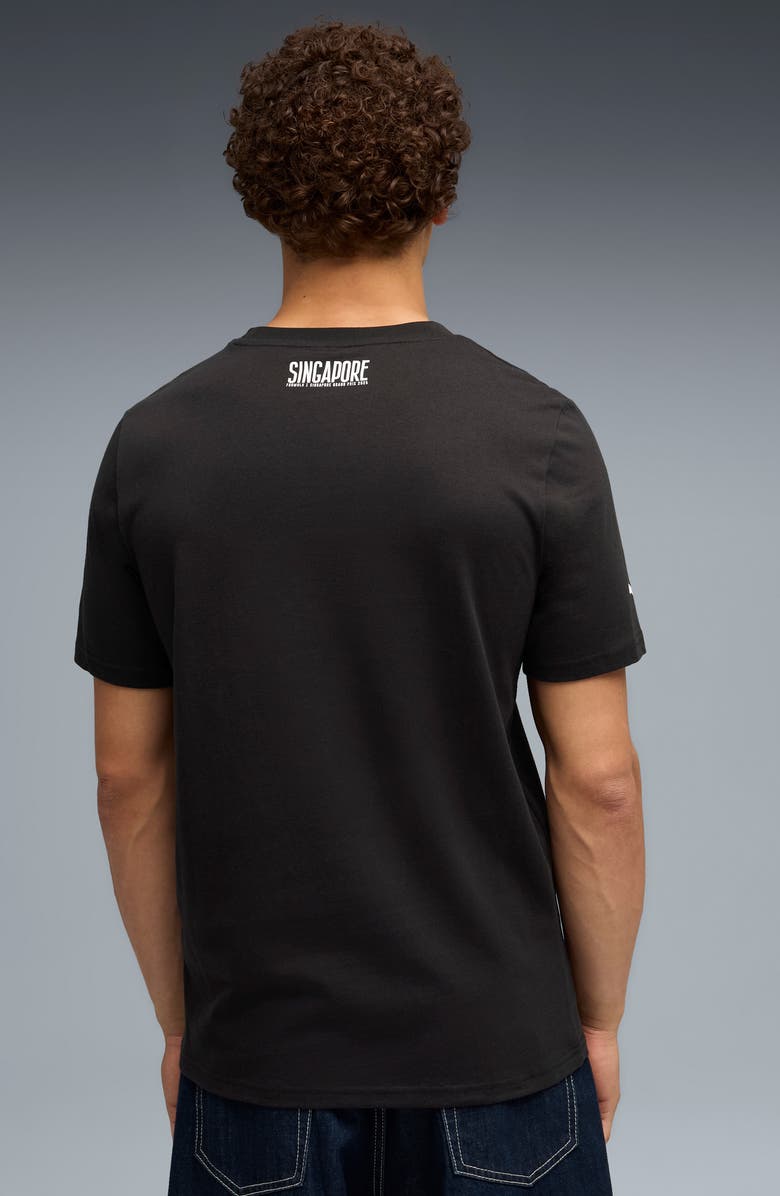 PUMA F1 Signapore Cotton Graphic T-Shirt, Alternate, color, Puma Black