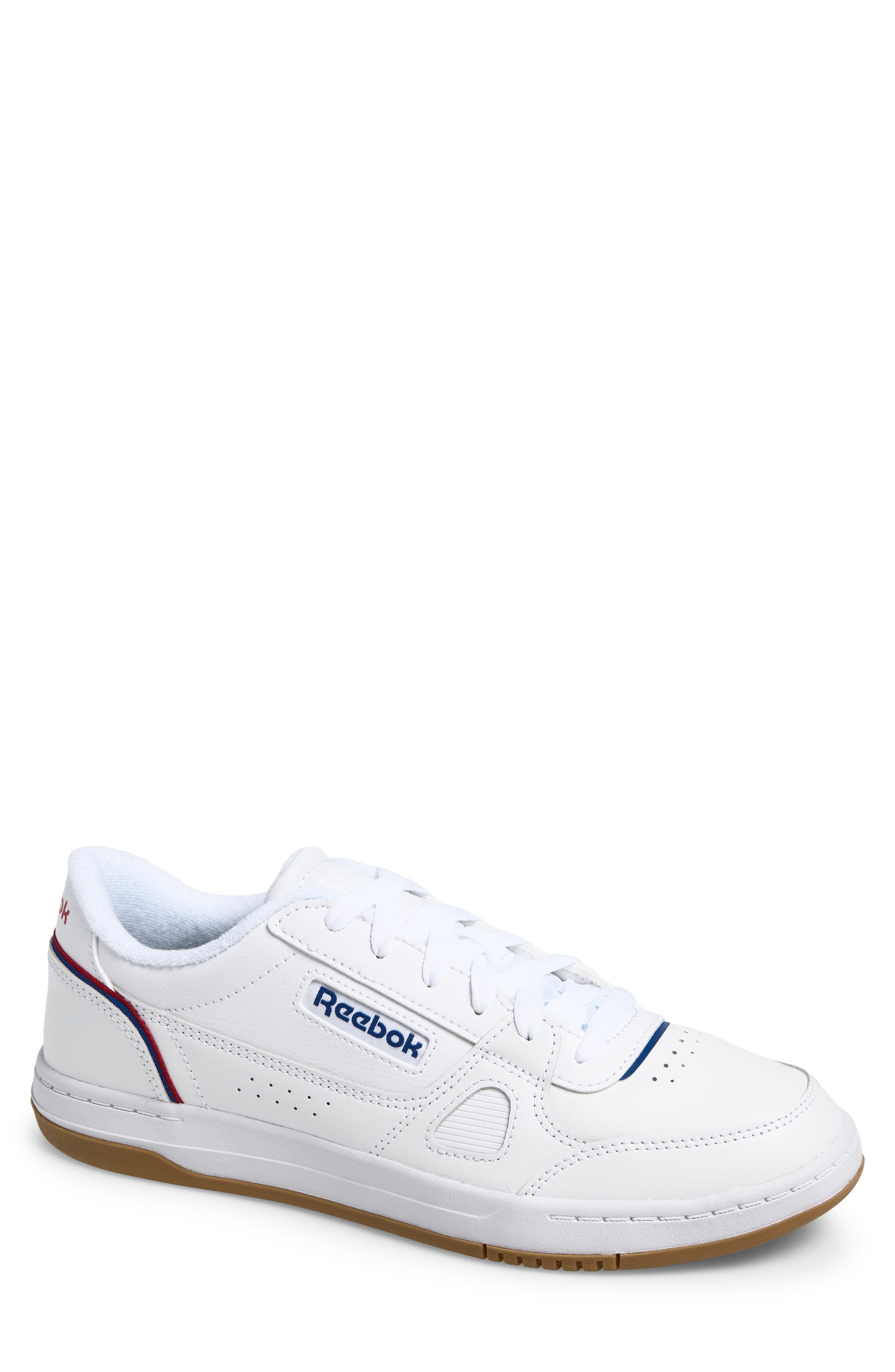 Court LXS Leather Sneaker, Main, color, WHITE