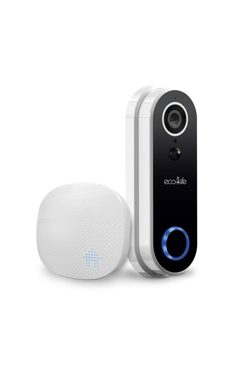 Smart WiFi Video Doorbell Camera, Main, color, White