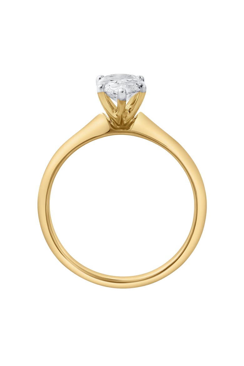 Jana 14K Yellow Gold Pear Lab Grown Diamond Solitaire Engagement Ring - 1 Ct, Alternate, color, 14K Yellow Gold