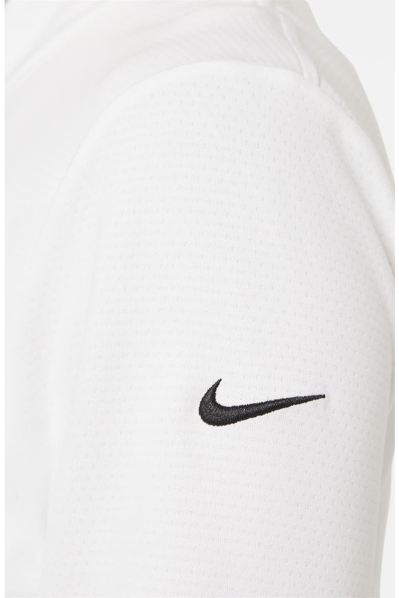 Nike Dri-FIT UV Victory Full Zip Golf Top, Alternate, color, WHITE/ BLACK